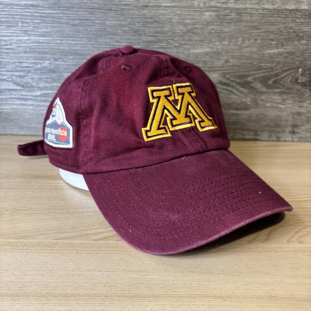 Minnesota Golden Gophers Hat Cap Strap Back NCAA Football Guaranteed Rate Bowl